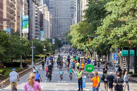 Die Sommerstraßen von New York