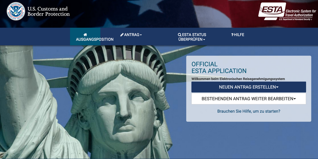 Alles zum ESTA und wo das Visum beantragen