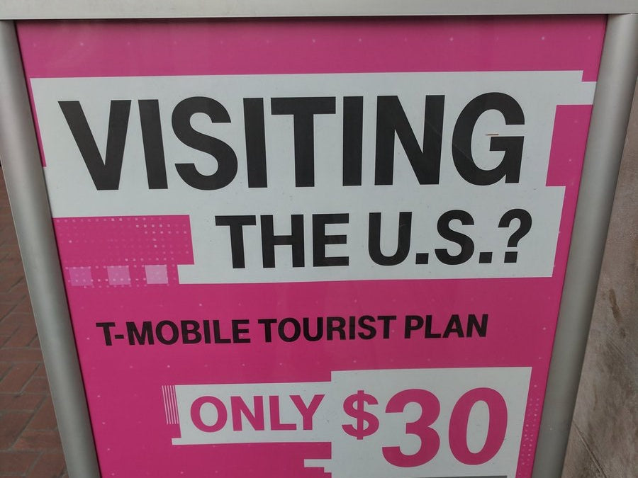 Die Touristen Pre-Paid Karte von T-Mobile! Daten und SMS Flat