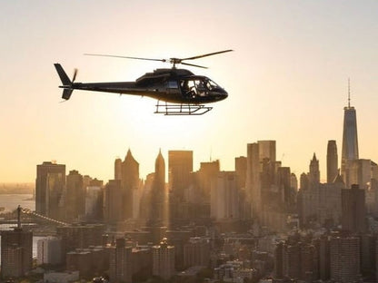 Private helicopter airport transfer 
