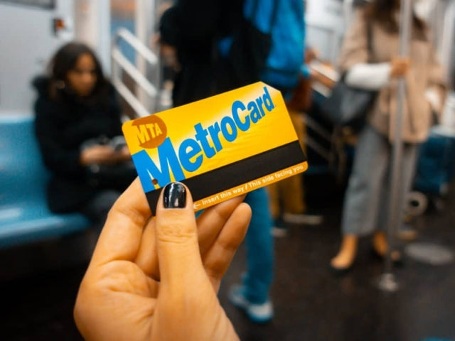 Billet de métro/avion de New York 
