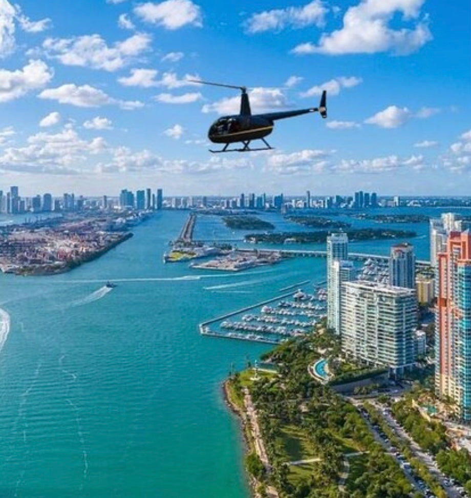 Vol en hélicoptère à Miami // Stephanie Proneg